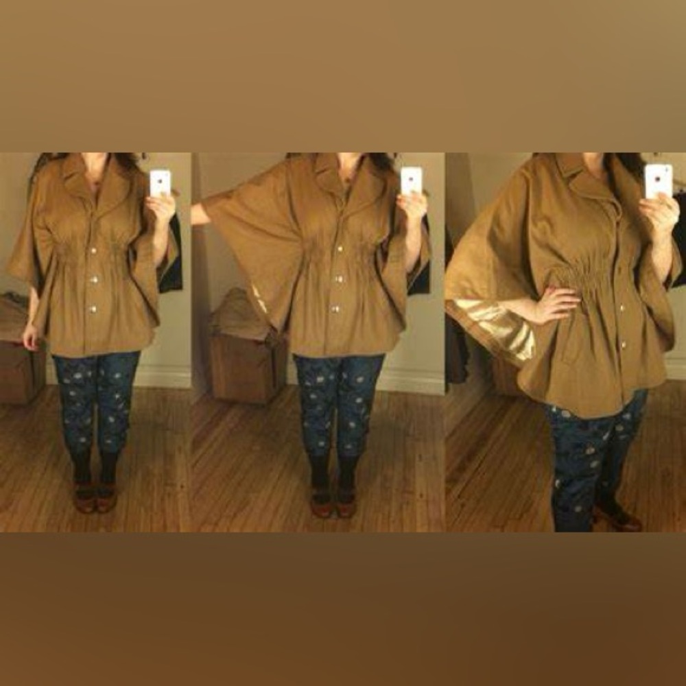 Anthropologie Sunner cape size medium - Picture 7 of 7